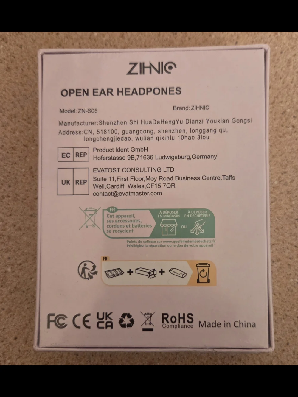 Open Free ZN-S05 Pink Wireless Air-Conduction Sports Headphones